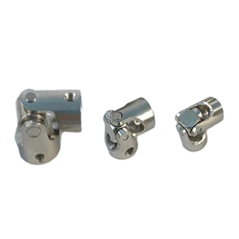 MECCANIXITY Lot de 2 connecteurs de couplage à bride rigide de 10 mm - Accessoire de coupleur d'arbre avec vis de fixation pour moteurs RC à monter soi-même, argent
