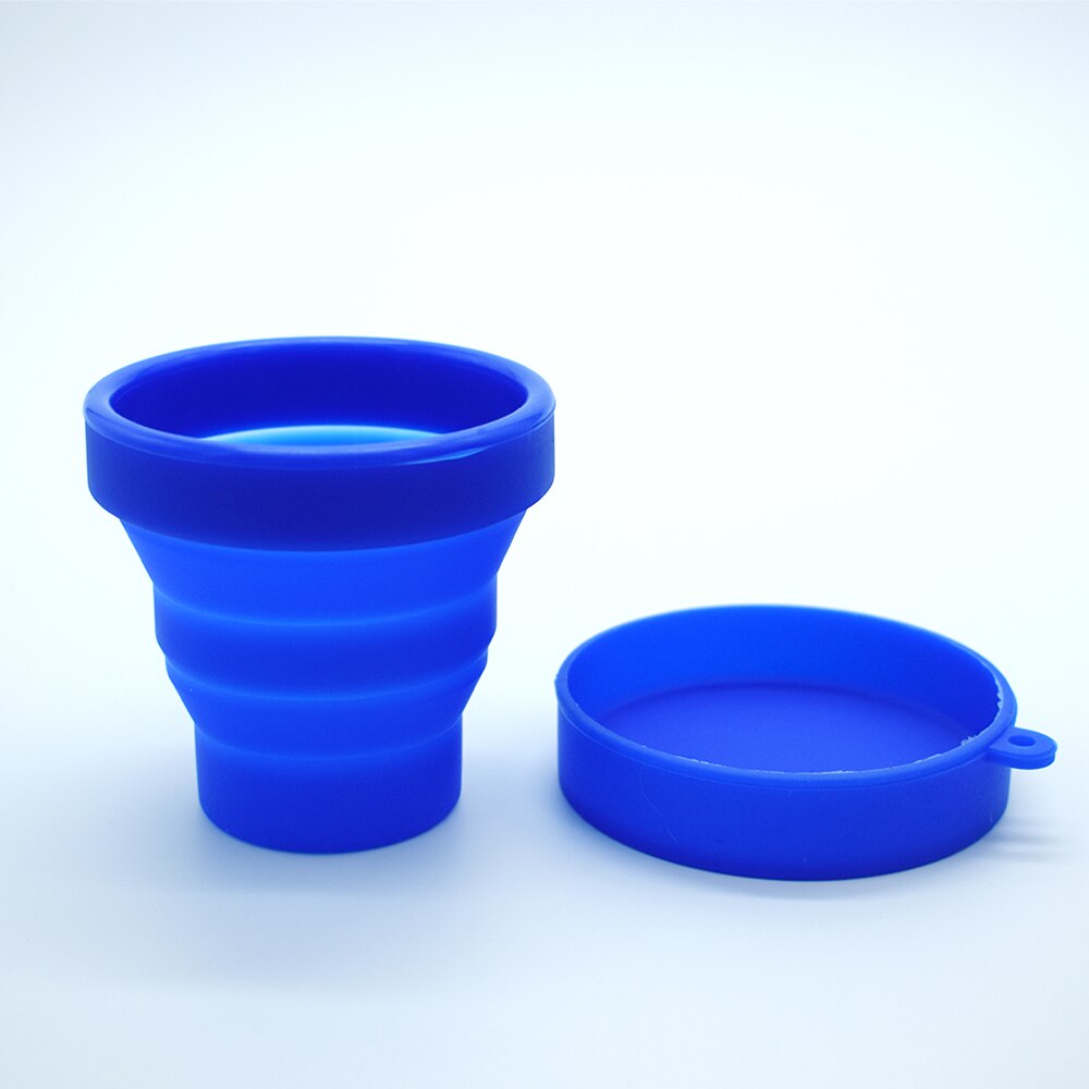 10 pièces pliable stérilisateur coupe coupe menstruelle Silicona Flexible menstruel stérilisant tasse Copa Mestrual Esterilizador pour femme: Dark Blue