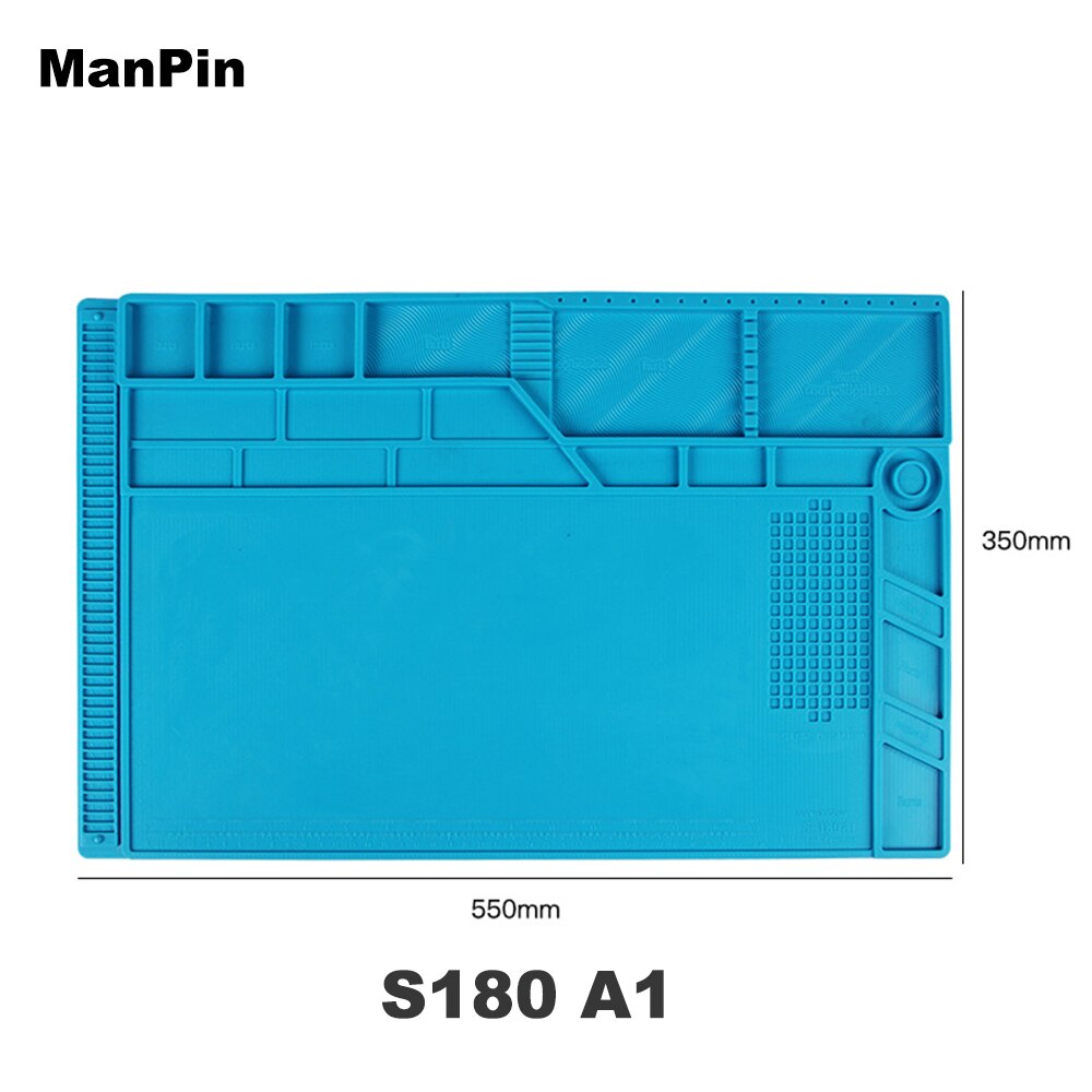 Magnetische Antistatische Esd Warmte Isolatie Werken Mat Bga Pcb Soldeerbout Siliconen Pad Mobiele Telefoon Computer Scherm Reparatie Tool