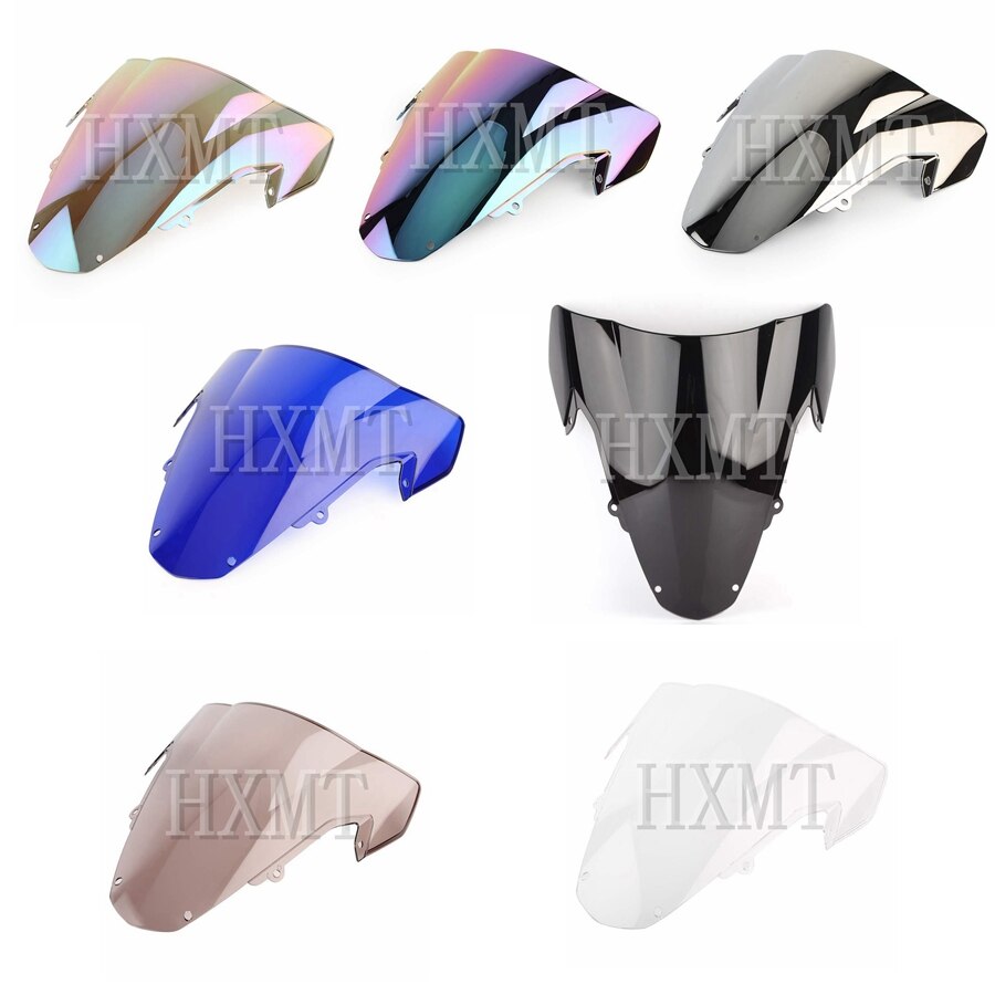 Mallille suzuki gsxr gsx -r 1000 k3 2003 2004 musta moottoripyörän tuulilasin tuulilasi gsxr 1000 1000r