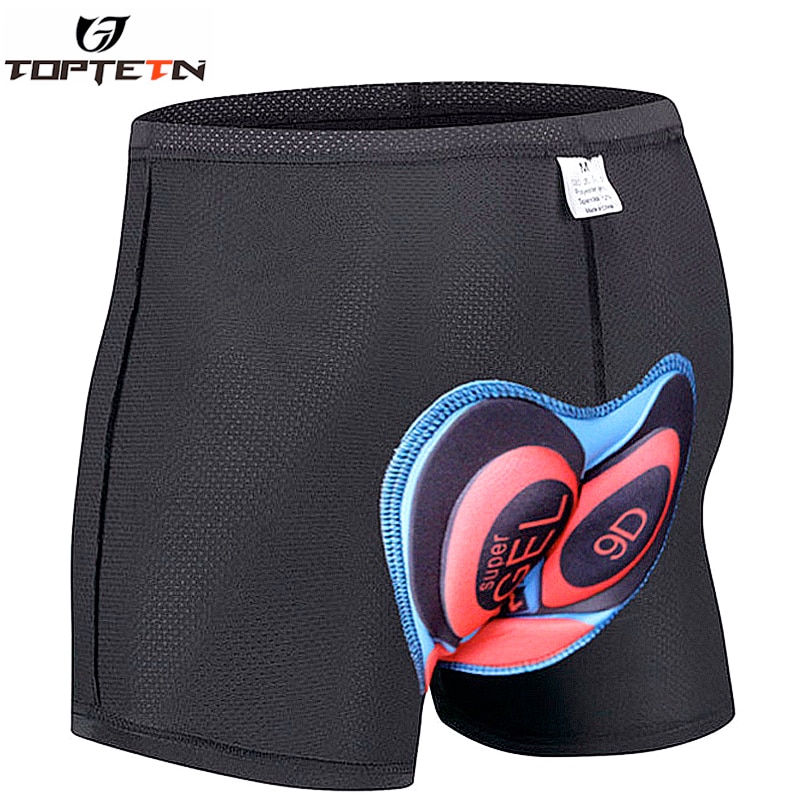 Fietsbroek Met Zachte Pad Unisex Fiets Comfortabel Ondergoed Silicagel Padded Fiets Korte Broek 6 Size Shorts