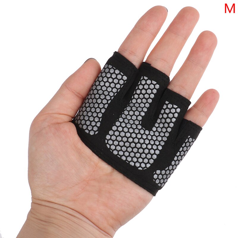Guantes de medio dedo para Fitness para hombre y mujer, para Crossfit, entrenamiento, gimnasio, levantamiento de pesas de potencia, culturismo, Protector de manos
