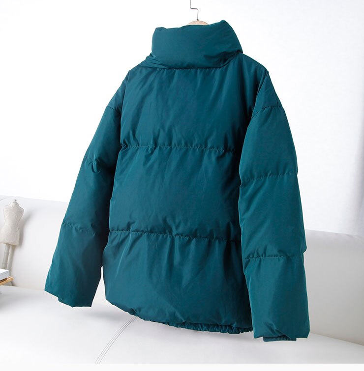 Yvyvlolo høst vinter jakke dame frakk kvinne stativ vinterjakke dame parka varm casual plus size overtrekk