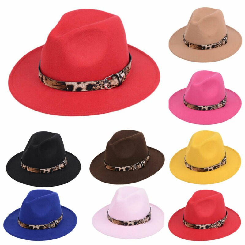 Vidvinkel mænd & kvinder outback hat panama jazz hat filt fedora hatte cowboy hat