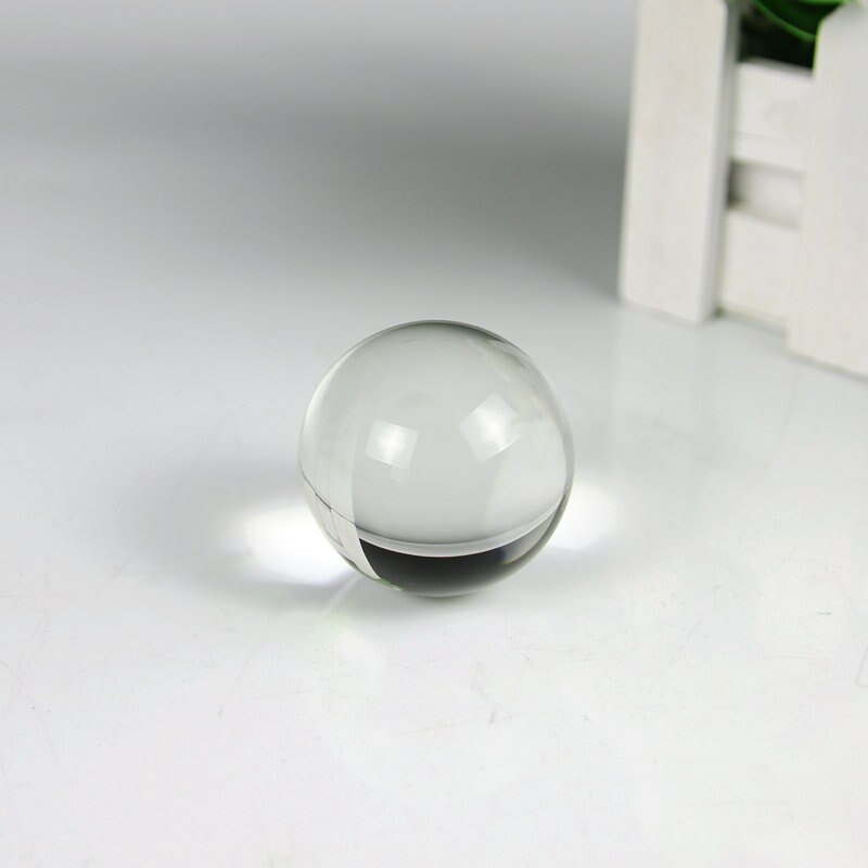 4cm krystalkugle magisk sfære glas klode fotografering perle krystal håndværk dekoration