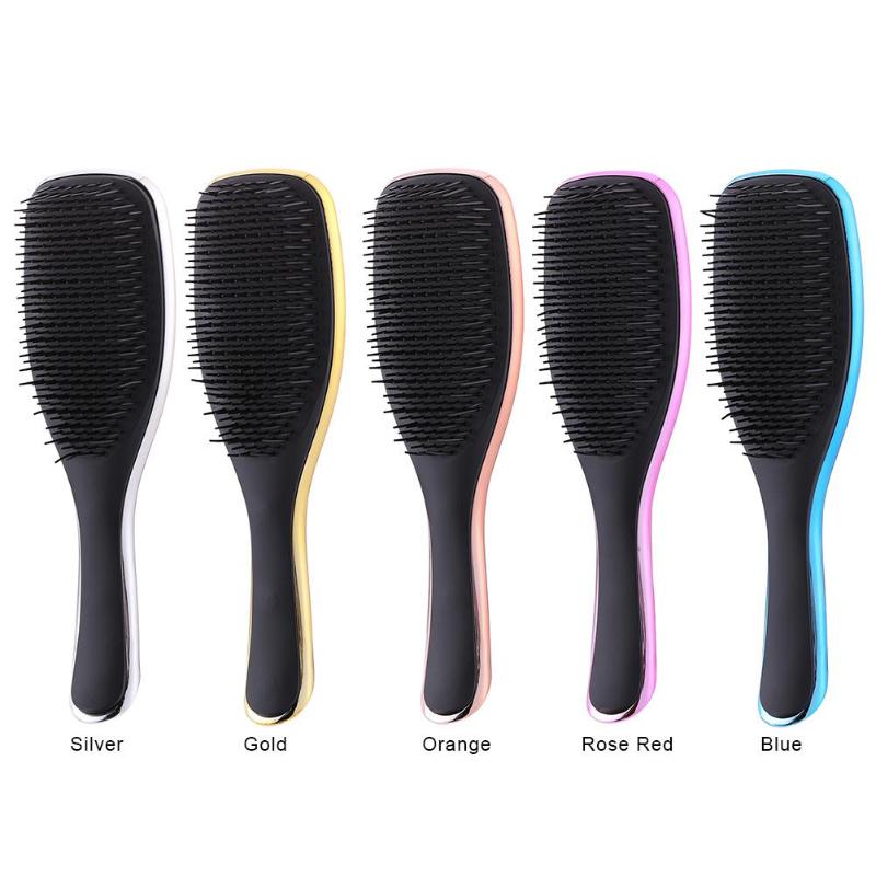 Anti-statische Entwirren Massage Kämme Teezer Dusche Galvanisieren Entwirren Massage Kamm Anti Haarausfall Massage Kopfhaut Haar Teezer