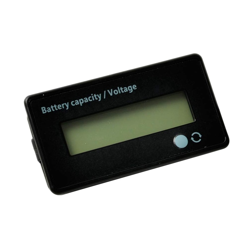 Medidor de batería 12V 24V 36V 48V, indicador de voltaje de capacidad de batería, Monitor de descarga de carga de batería de plomo-ácido y Ion Litio, f
