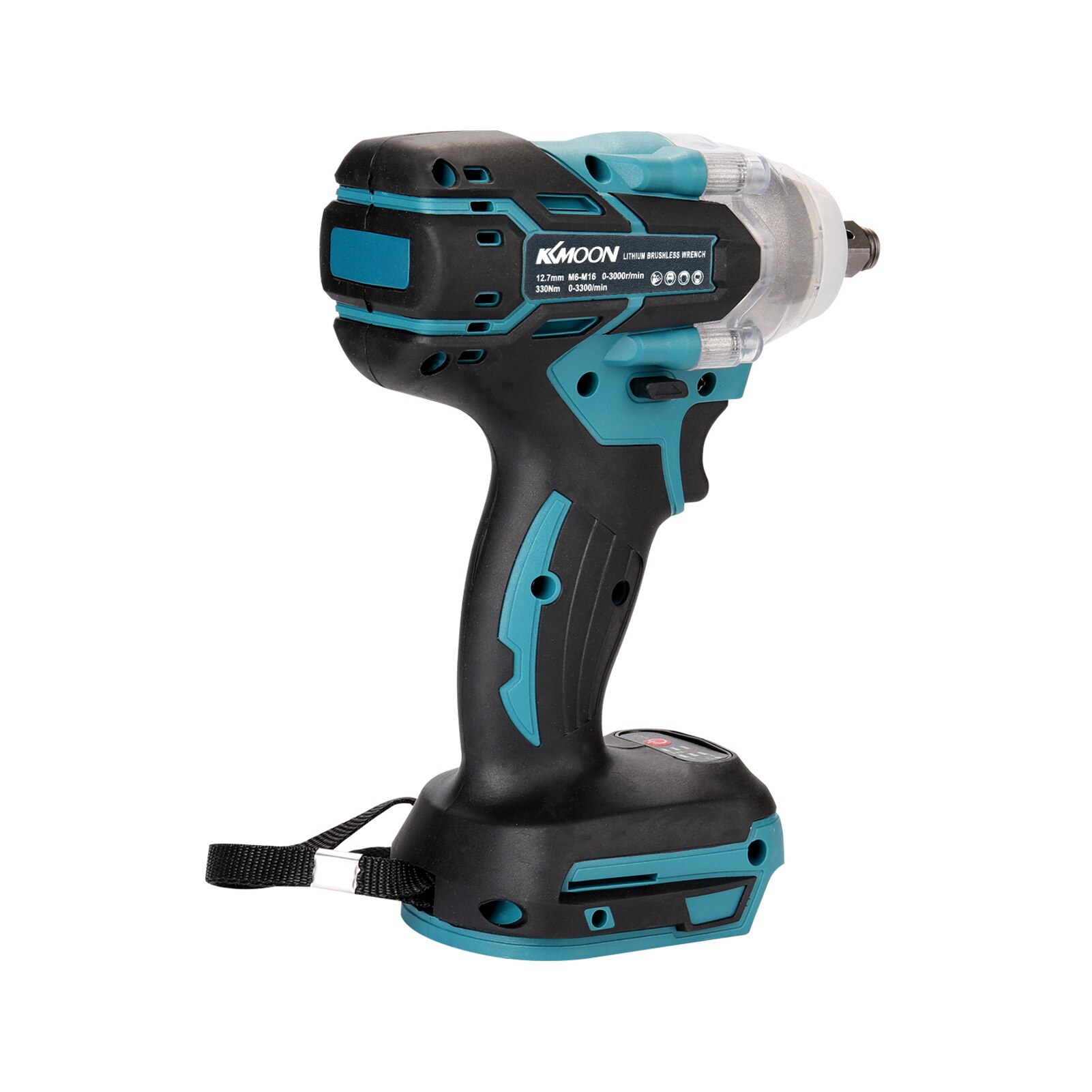 KKMOON 18V Brushless Cordless Electric Wrench Torque Impact Wrench Drill Tool Screwdriver Lithium Battery Wrench Charging Wrench