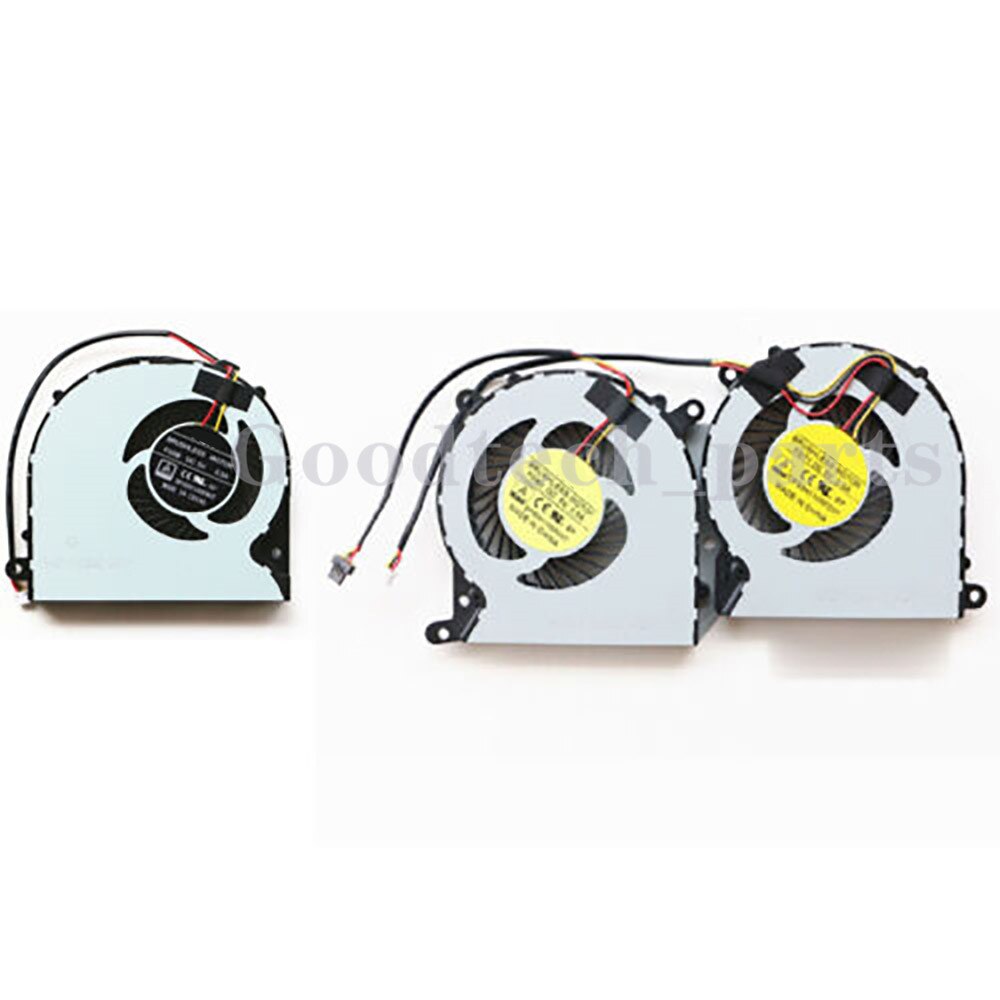 CPU cooling fan GPU Fan for Clevo P650 P651 P650SA P650SE P651SE p650n NP8651 6-31-N1502-301-1 6-31-P6502-201: A pair of fans