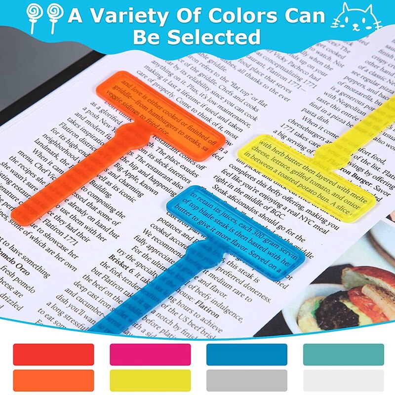 22 Pcs Reading Pointers for Kids Finger Focus Highlighter Reading Tools Finger Pointers for Kids ADHD Dyslexia Tools