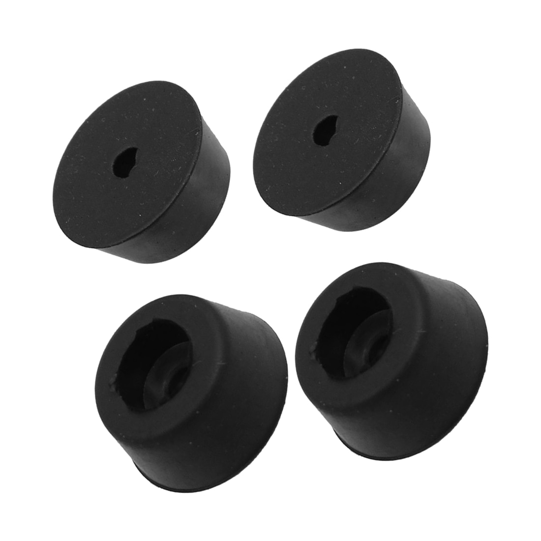 4 Pcs black rubber foot caps pipe caps protective caps chair cap