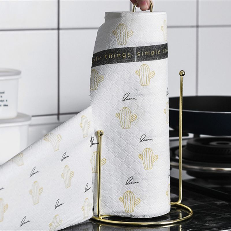 Kitchen Dishwashing Paper Towels Tearable Disposable Wipes Water-absorbing Oil-absorbing Wet and Dry Kitchen Paper Lazy Paper