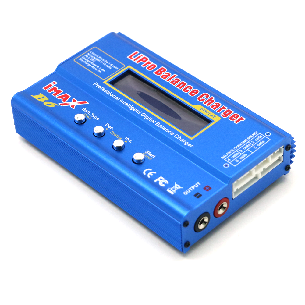 Chargeur Lipo IMAX B6 80W, prise T/Tamiya/XT60 pour batterie NiMh Li-ion ni-cd Lipo, déchargeur d'équilibre + adaptateur 12V 5A pour chargeur Rc