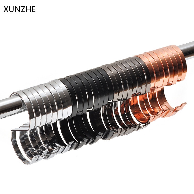 Xunzhe 2 stk multicolor s form flad krog rustfrit stål universal bøjle rack multifunktion hjemme badeværelse køkken tilbehør