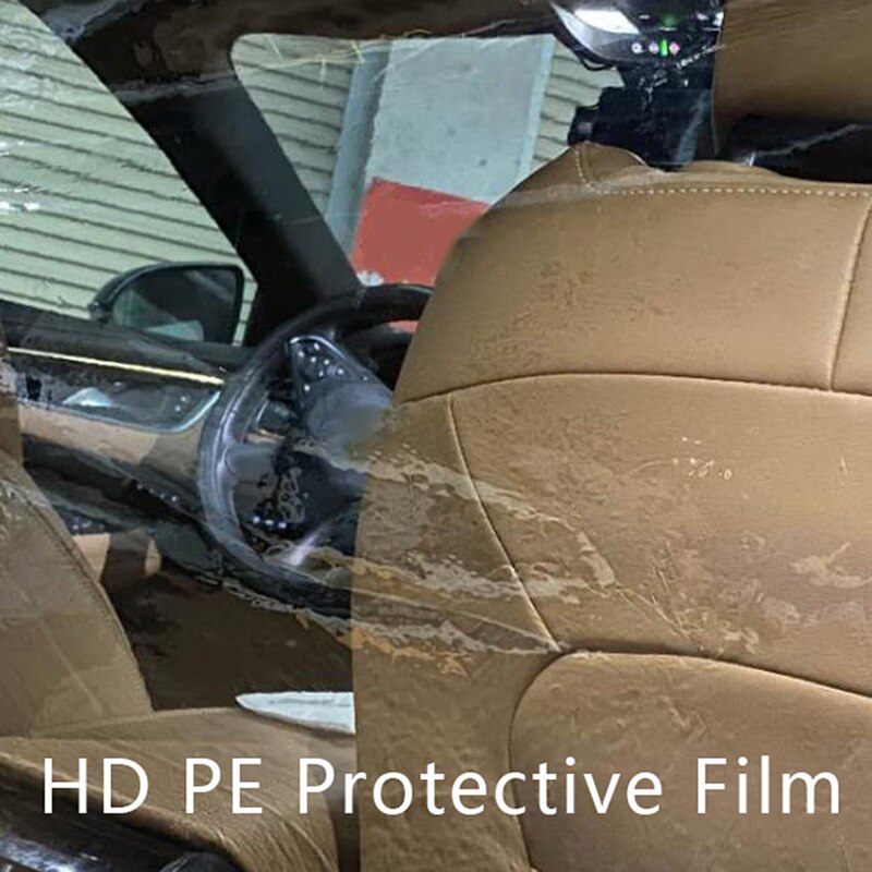 Bil beskyttende film taxa isolering film anti-dråbe anti-epidemi dryp isolering dække skillevæg