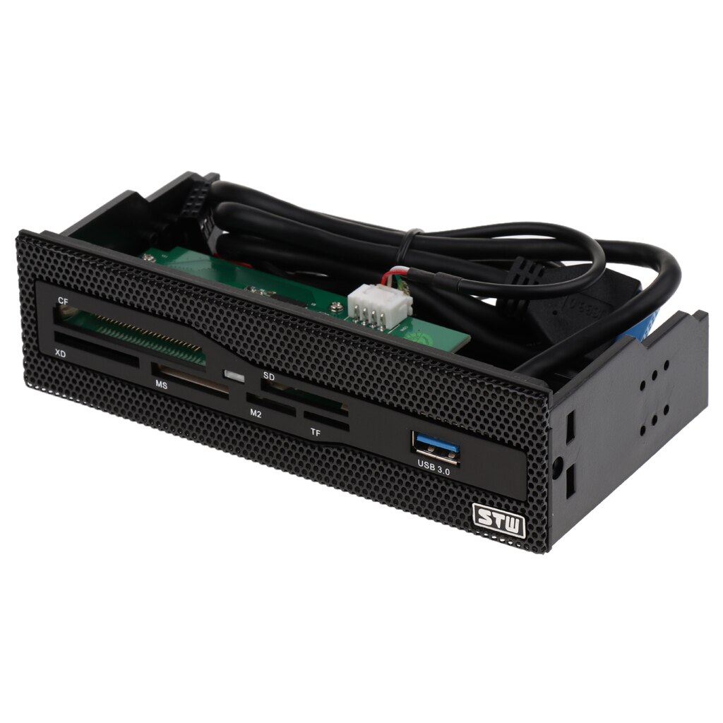 5.25'' USB3.0 Internal Memory Card Reader Multi-card Front Panel for Desktop
