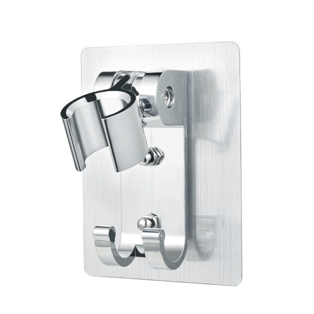 RecabLeght Suction Cup Shower Holder Black Adjustable Shower Head Holder Universal Bathroom Showerhead Bracket Nozzle Base Stand: Type 2