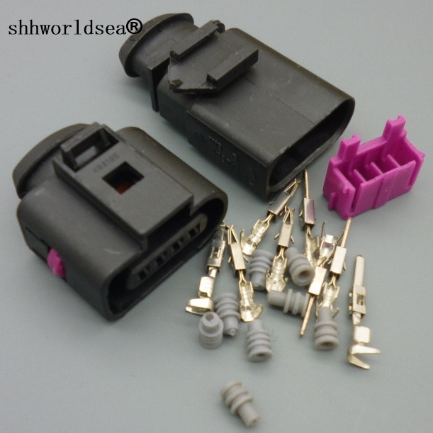 Shhworldsea 4 1 1717893 1.5mm j 0973804 1 0973704 automatische temperatuursensor stekker waterdichte elektrische draadconnector voor auto vrachtwagen