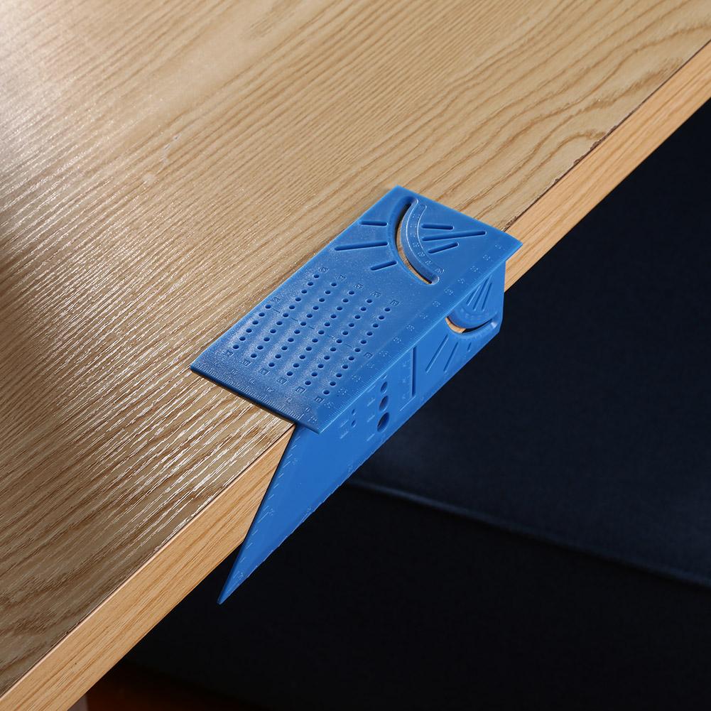 Woodworking Scribe Mark Line Wood Gauge Caliper Ruler Carpenter Multifunctional Measuring Tool Integrated Scribe Drilling Tool