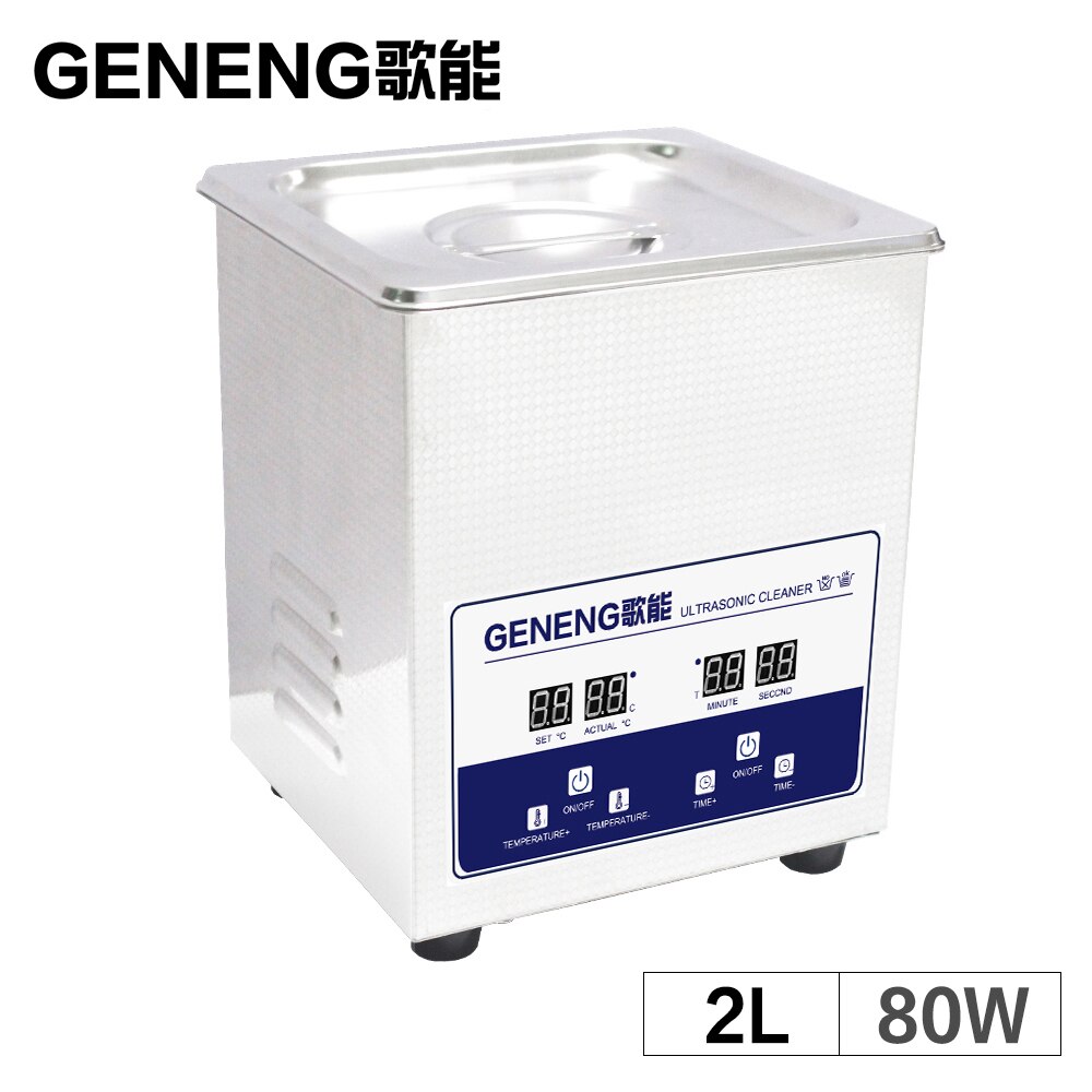 2L Digital Ultrasonic Cleaner Bath Heat Time Cleaning Ultrasound Tank Metal Mold Washer Lab Equipment Jewelry Watch