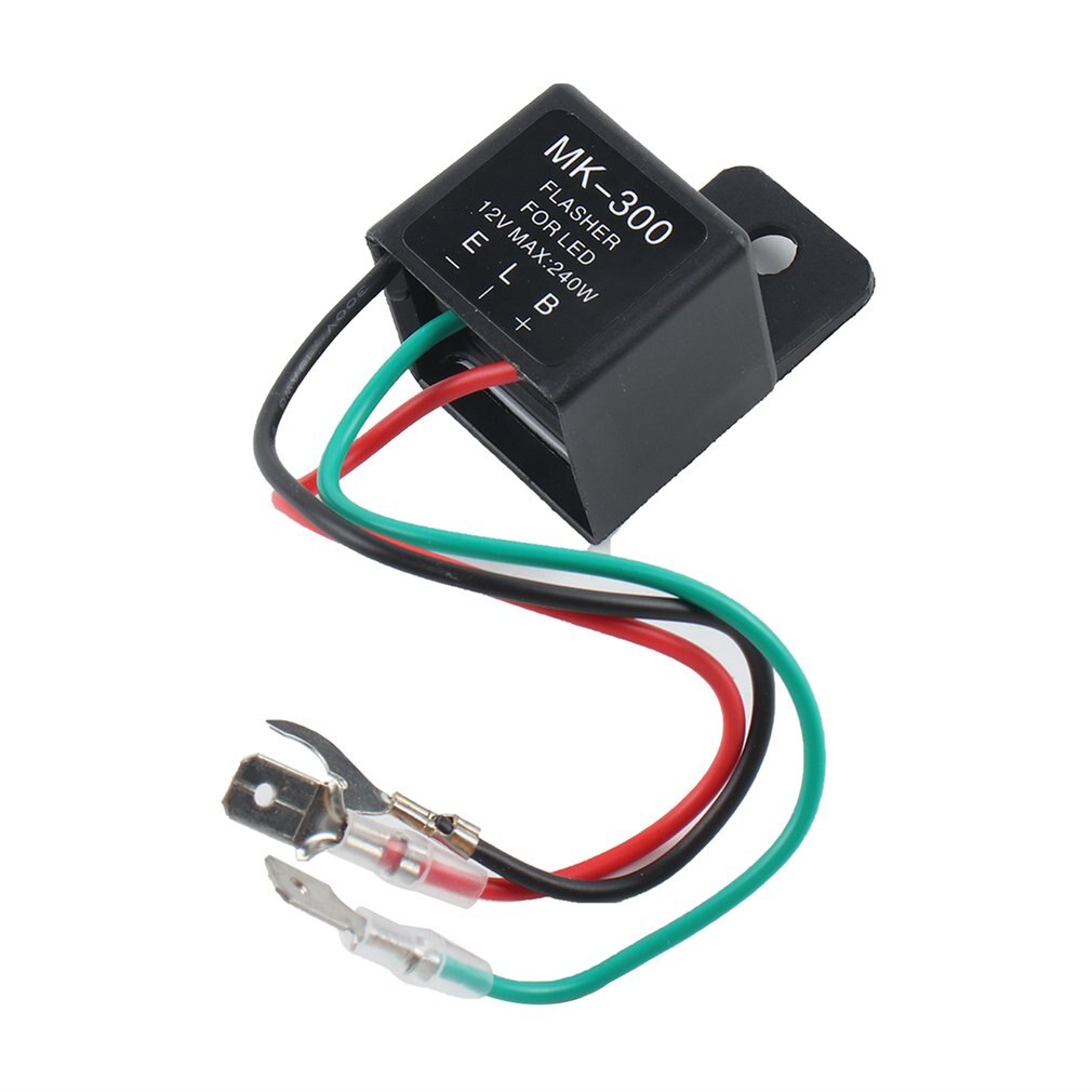 3-Draden Motorfiets Led Blinker Relais Waterdichte Universele DOP-3X Auto Flasher Voor Led 12V Richtingaanwijzer Flasher