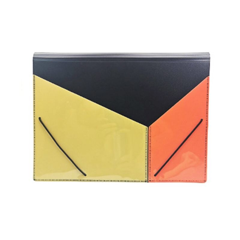 A4 Expanding Multi-layer File Folder Document Organizer 13 Pockets Accordion Bag for Documents: 4