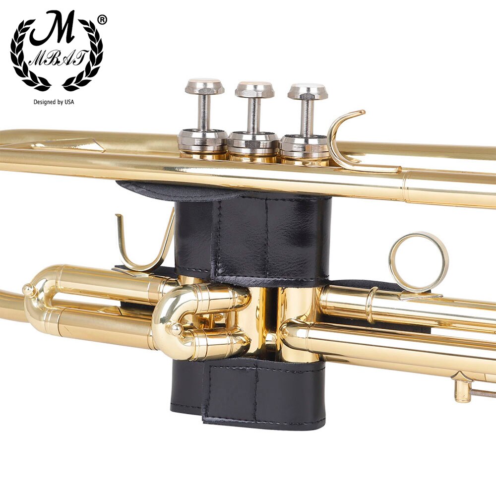 M MBAT – étui en cuir PU noir pour trompette, housse de protection, souple et Durable, accessoires pour Instruments de musique