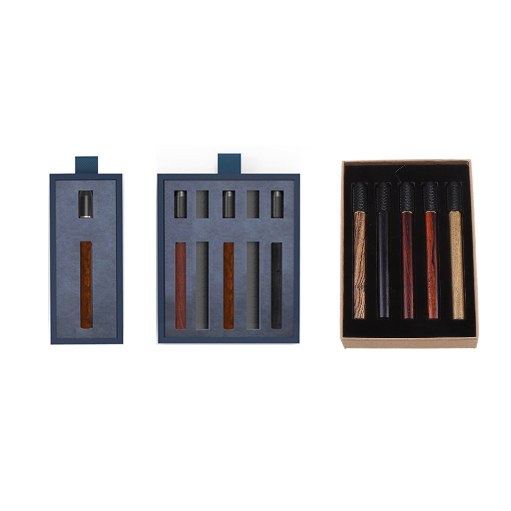 1/3/5 stk træ pen extender holder skitse tegning blyant forlænger skole