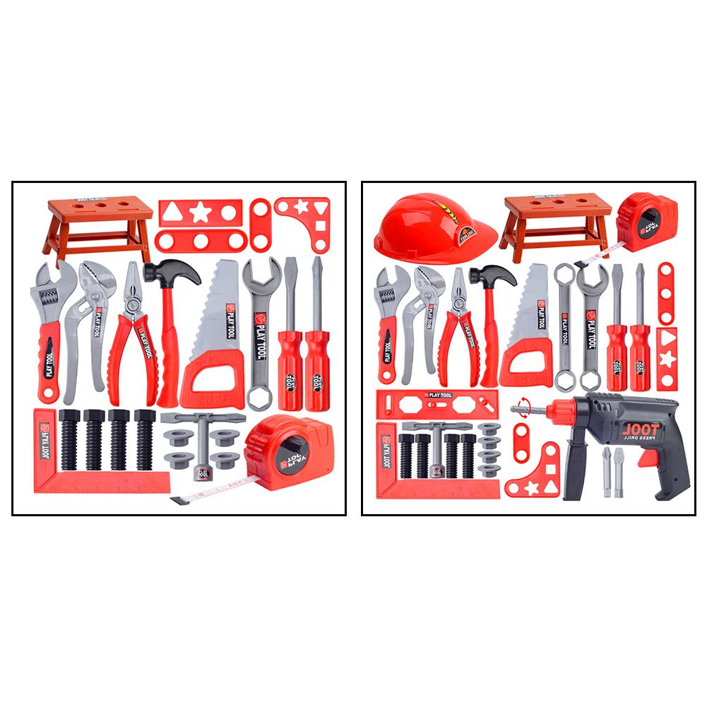 Kinderen Toolbox Set Baby Simulatie Reparatie Tools Elektrische Schroevendraaier Schroevendraaier Reparatie Huis Speelgoed Jongen Meisjes Educatief Speelgoed