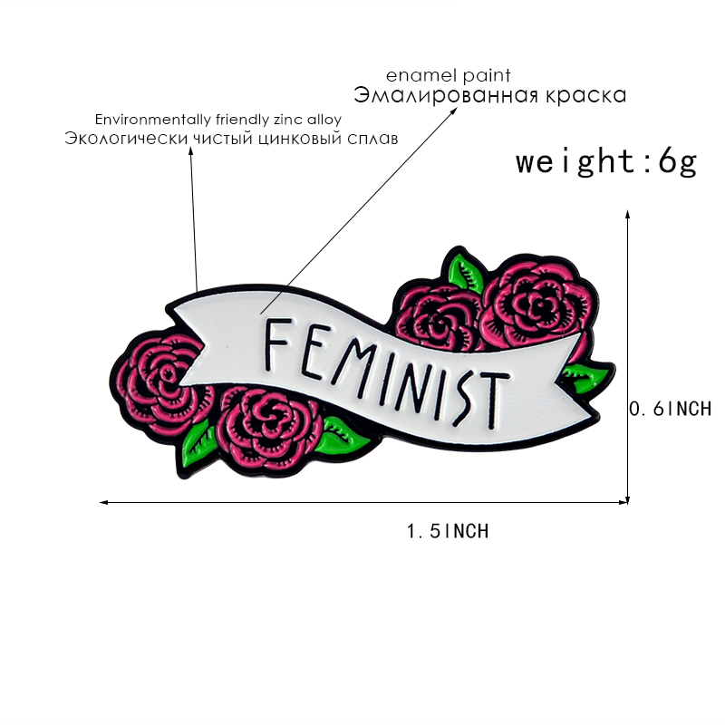 Feminist Enamel pin