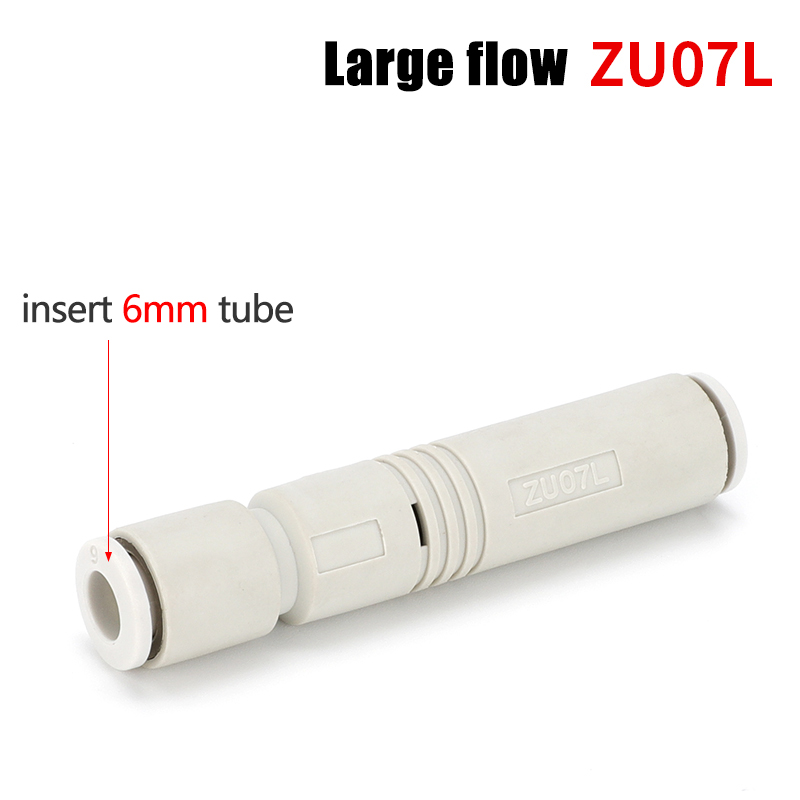 ZU05S ZU07S ZU05L ZU07L ZU-06 ZU-08 Vacuümgenerator SMC-type: Black