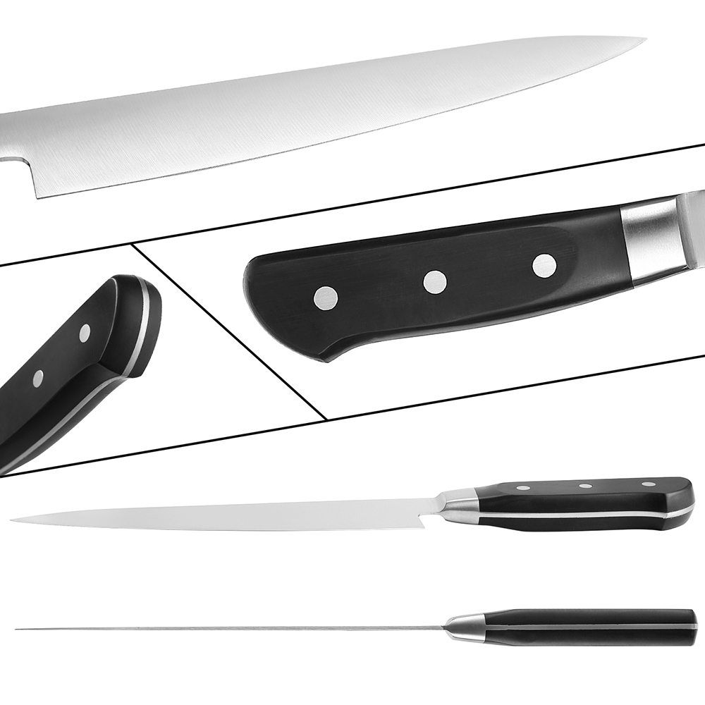 XITUO 12 Inch Chef Knife High Japanese 4Cr13 Stainless Steel Kitchen Knives Cleaver Meat Slicing Gyuto PP Plastic Handle