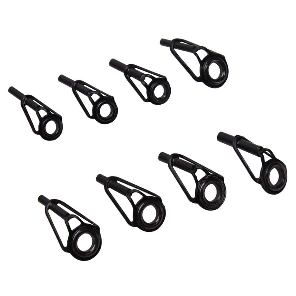 24 Stuks Hengel Tip Reparatie Kit Roestvrijstalen Keramische Ringgeleider Tips Hengel Reparatie Top Visgereedschap