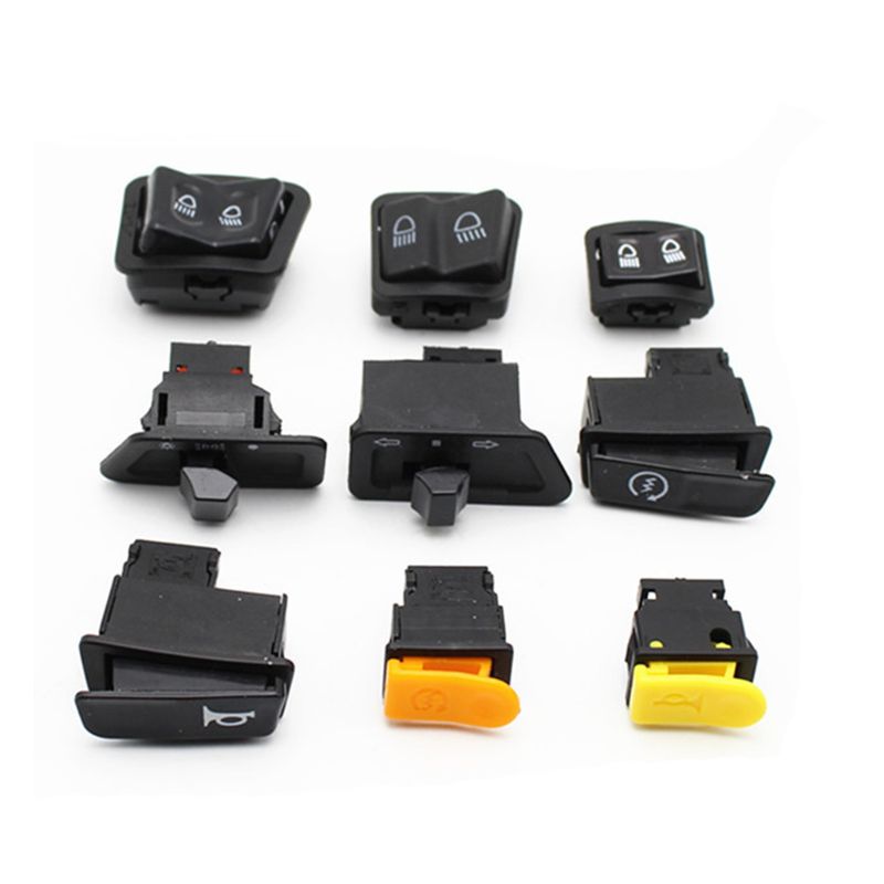 Bouton de démarrage électrique à 2 broches, interrupteur de démarrage pour Scooter, cyclomoteur, Go-Kart