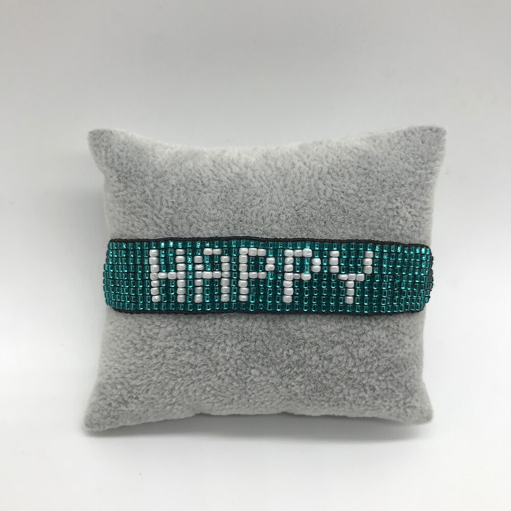 BLUESTAR MIYUKI Armbinde Bösen Augen Armbänder GLÜCKLICH knapp Pulseras Mujer Moda Handarbeit Gewebt Schmuck: 3