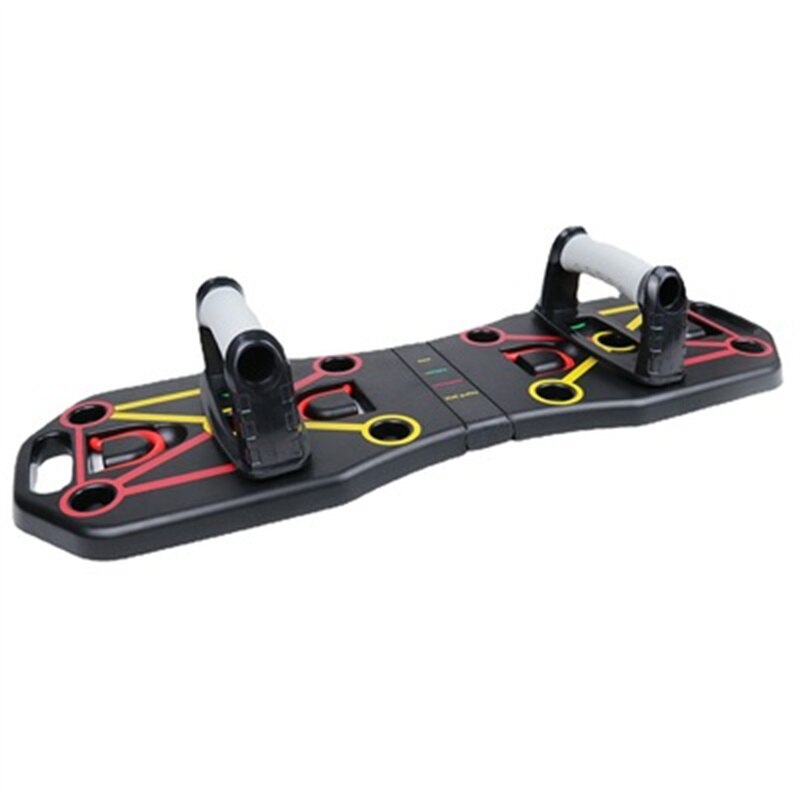 Folding Push Up Board Gym Home Fitness Exercise Equipment Body Training Push-Up Stand Triceps Shoulder Muscle Strength Trainer