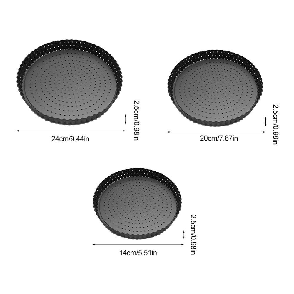 5/8/9 inch Premium Non-Stick Pizza Pan Bakeware Carbon Steel Pizza Plate Round Deep Dish Pizza Pan Tray Mold Mould Baking Tools