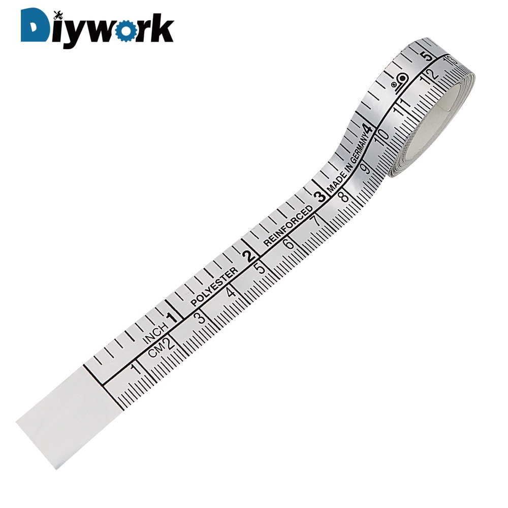 DIYWORK 150cm Metric Tape Measure DIY Self Adhesive Measuring Ruler Sticker