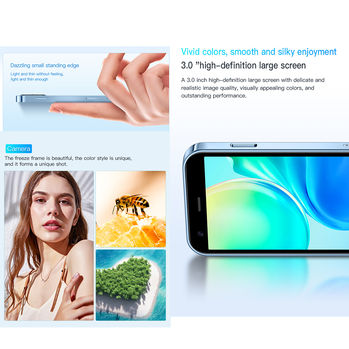 Xs15 mini-smartphones met een klein scherm van 3- inch, ondersteunen positionering, , 3g,  all-netcom, draagbaar voor op reis.