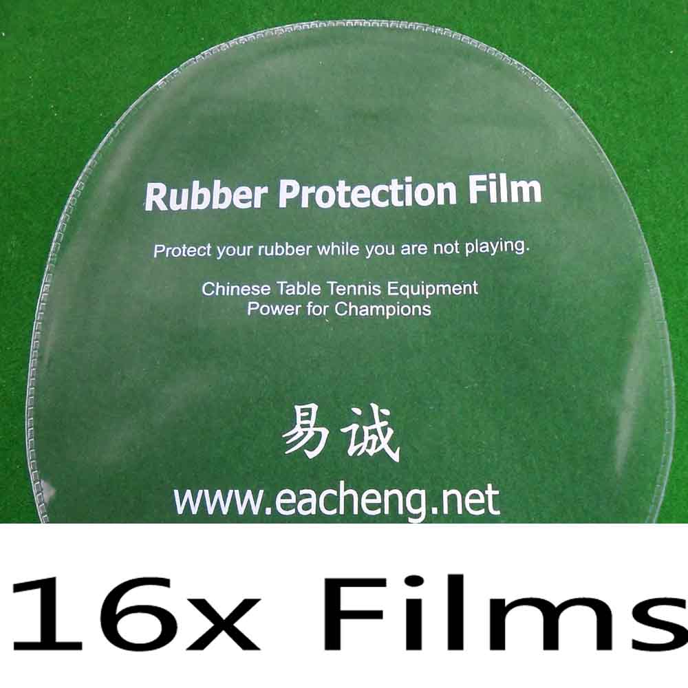 Eacheng bordtennis gummibeskyttelsesfilm til bordtennis bordtennisketcher: 16x film