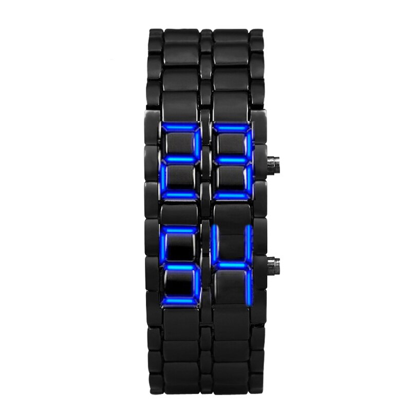 Binary-pulsera Digital LED para parejas, reloj a juego, de , FOU99