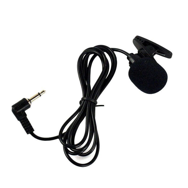 Portable Mini 3.5mm Tie Lapel Lavalier Clip Microphone Studio
