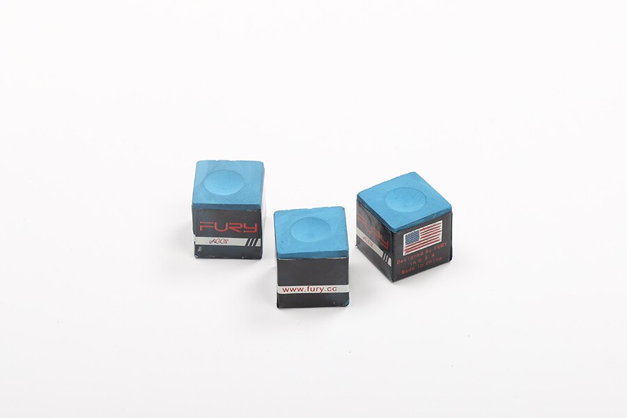 Fury biljartkrijt poolkrijt biljartaccessoires snookerkrijt keu krijt duurzaam voor atleten: 3 stuks