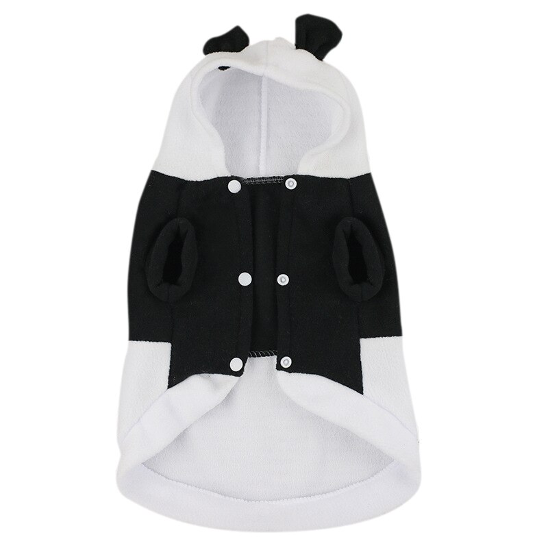 Grappige Leuke Huisdier Kat Kostuum Kerst Kleding 2-legged Kapmantel Jurk Panda Wit Zwart Cosplay voor Kat Hond halloween