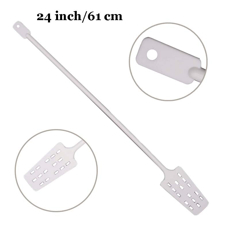 Mash Paddle Plastic - 24 in./61cm Homebrew Paddle Heat Resistant Paddle Beer & Wine Stirrer Paddle