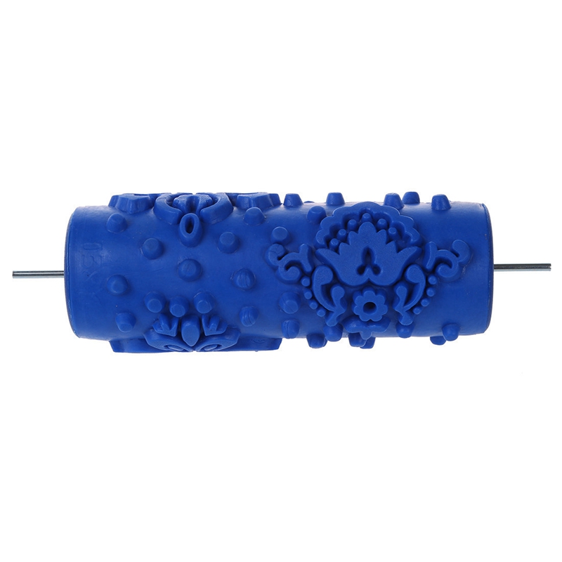 ! 15cm blauw vloeibaar behang gekartelde roller