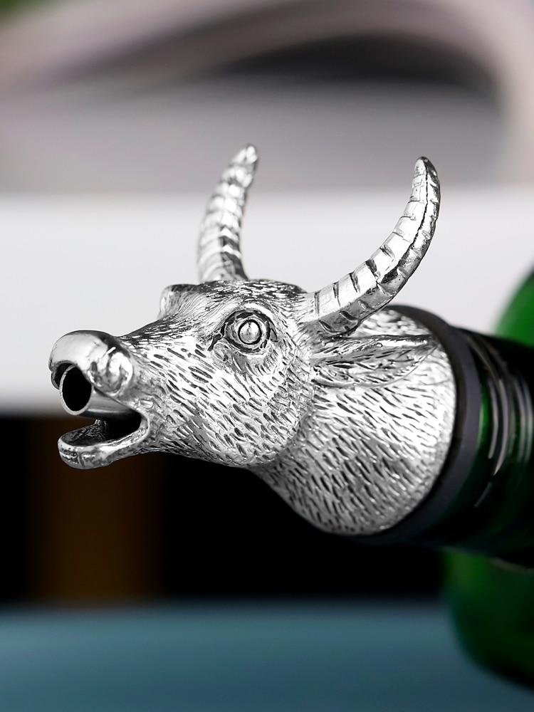 Jagermeister extracteur de vin Saint cerf | Personnalité, verseur en tête de Lion Animal, ménage bouchon de vin, fournitures de Bar