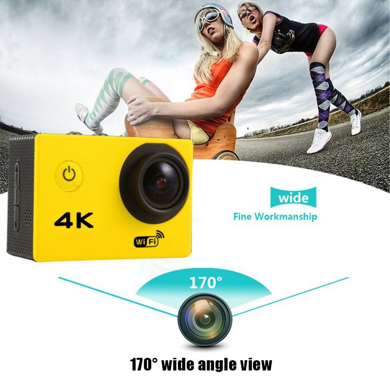 Caméra vidéo 4K étanche, grand Angle de vue, pour le sport, le vélo, l'extérieur, KQS8