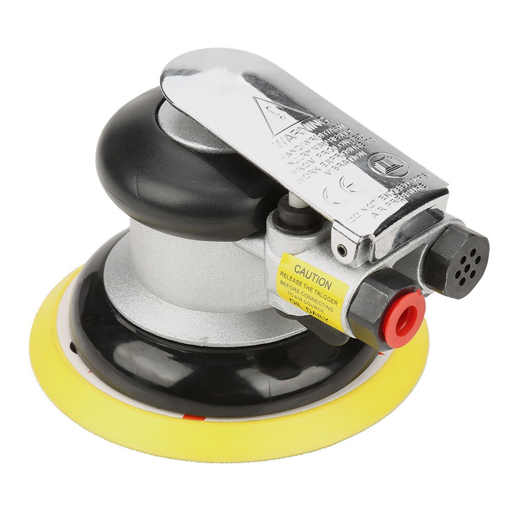 Air Sander AT-780 4" Air Random Orbital Sander Round Polisher Pneumatic Hand Sanding Tool Air Sanders