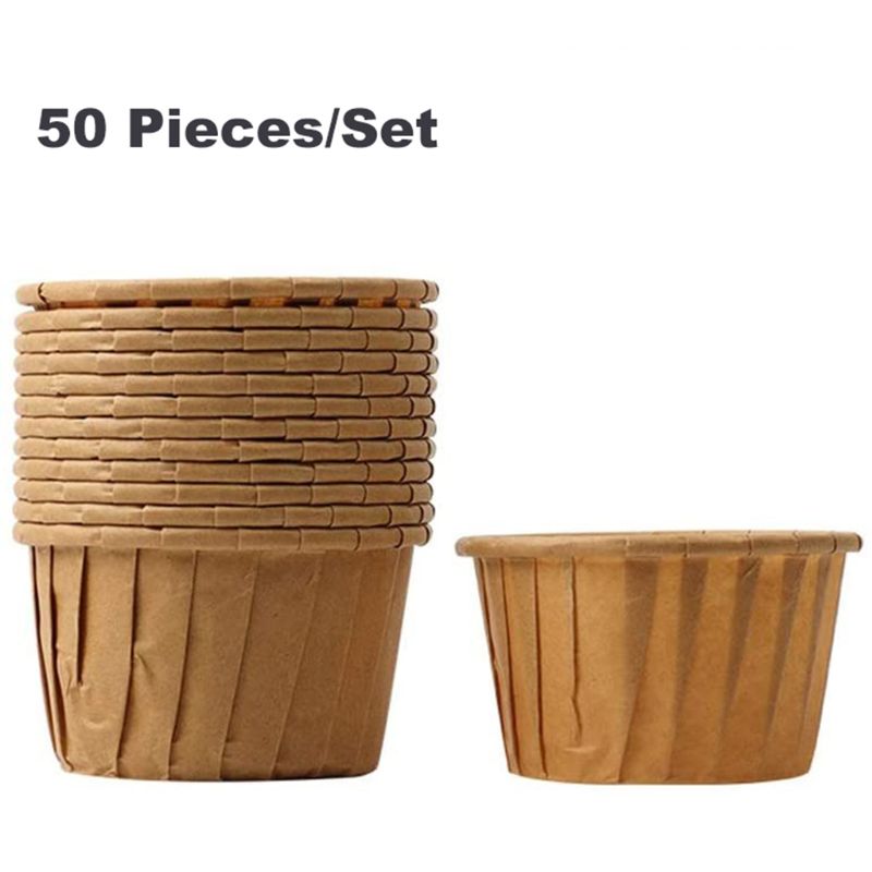 50 st muffinsmuffinspappersmugg oljefast cupcakefodral bakformsform